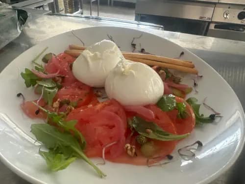 Buffalo mozzarella caprese